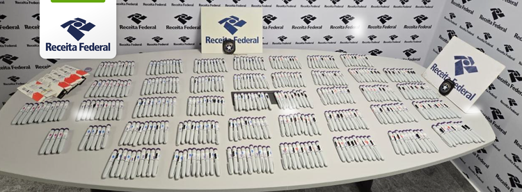 Receita Federal retém carga de Mounjaro avaliada em R$ 1 milhão no Aeroporto Internacional do Recife